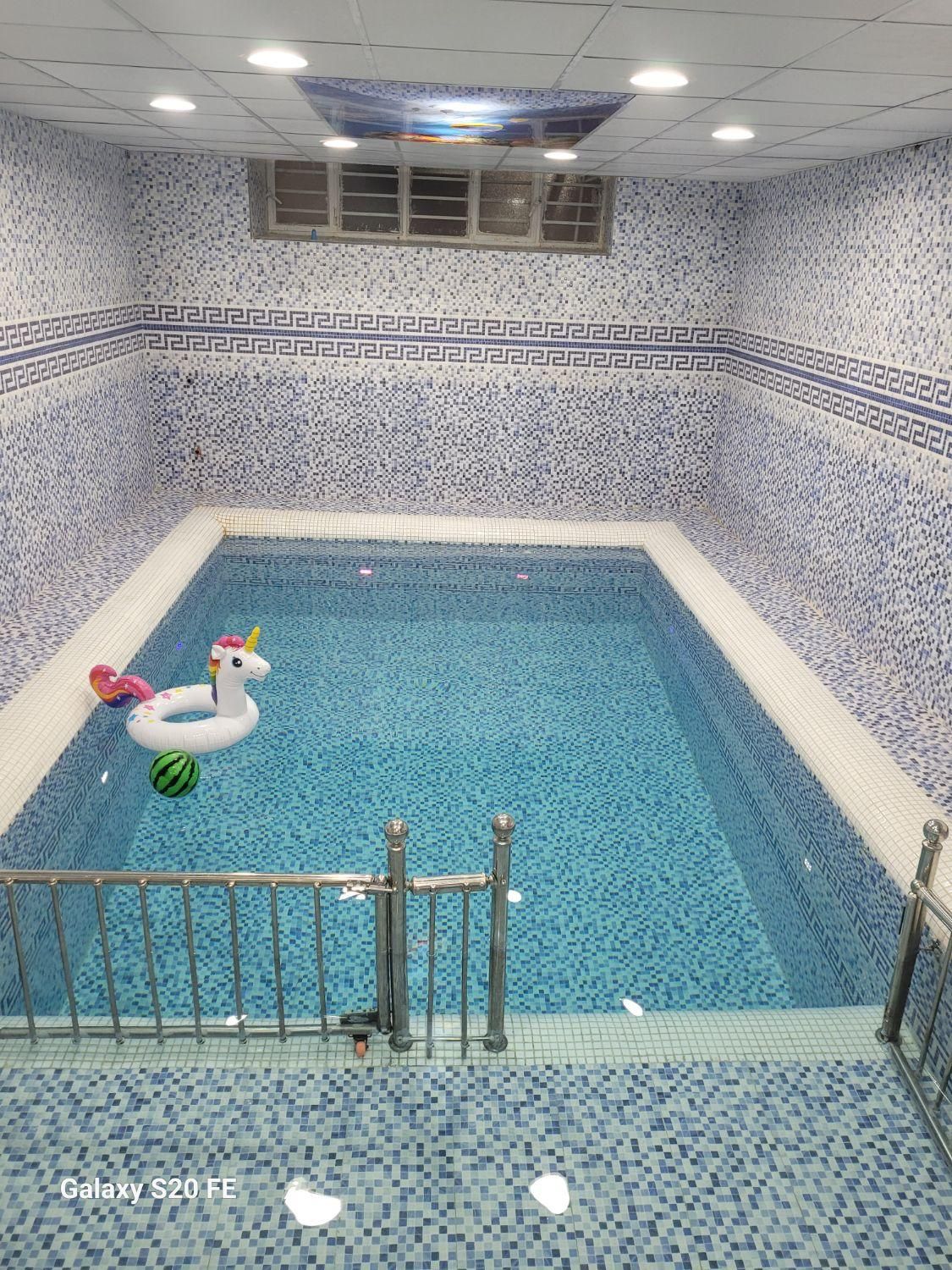 باغ ویلا چناران استخر آب گرم سرپوشیده.فول امکانات|اجارهٔ کوتاه‌مدت ویلا و باغ|گلبهار, شهر جدید گلبهار|دیوار