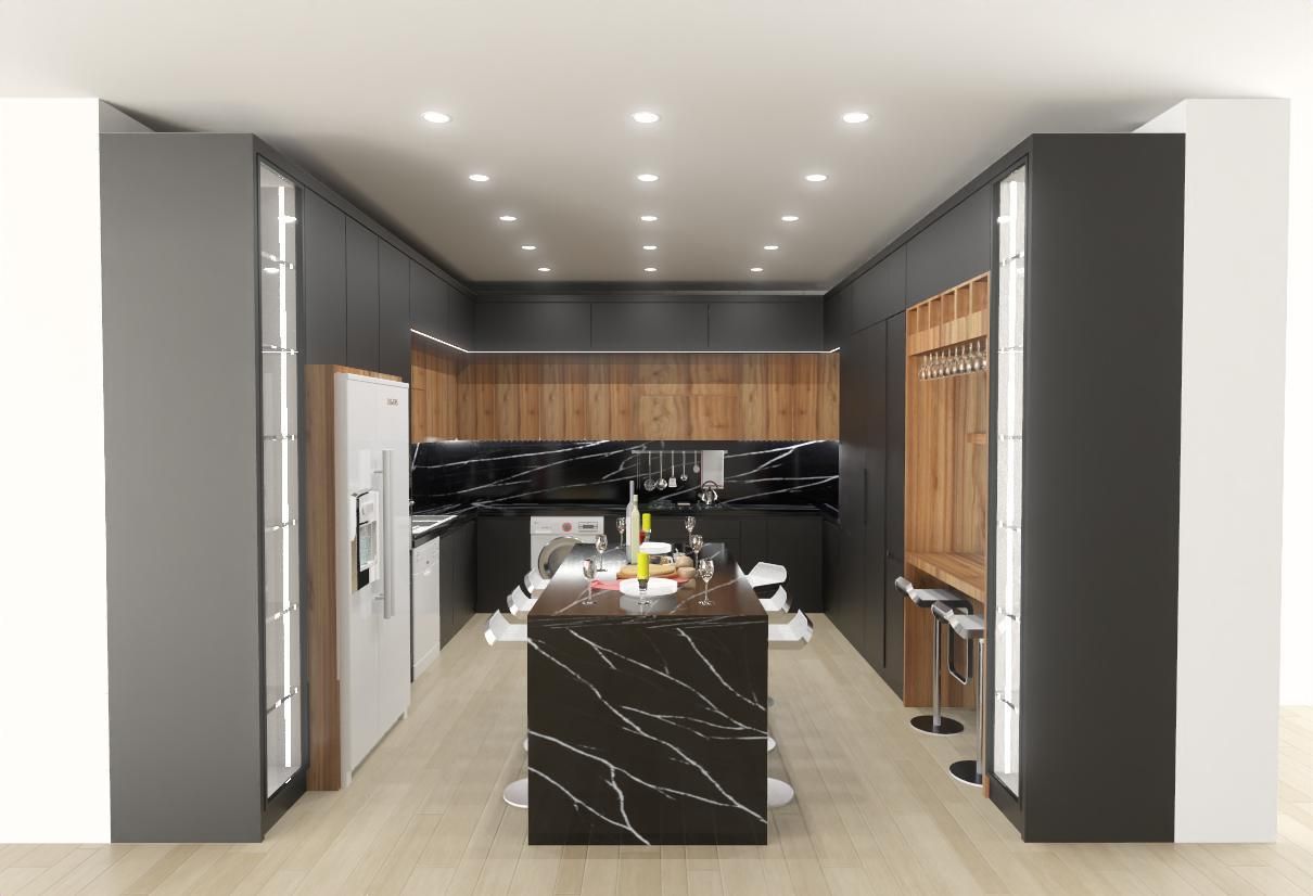 طراحی سه بعدی 3d دکوراسیون و کابینت|خدمات پیشه و مهارت|مشهد, هفت تیر (حافظ)|دیوار