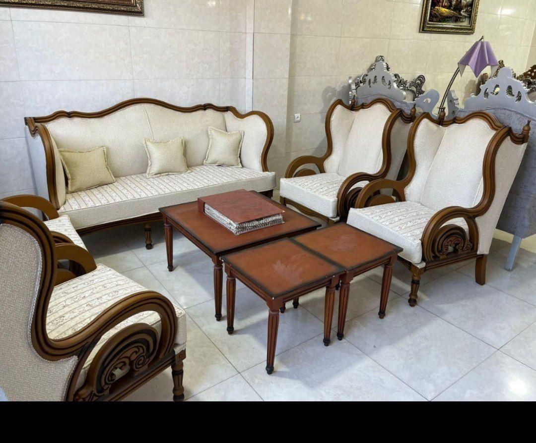 مبل،مبلمان،طرح جدید کوءین ۷نفره.|مبلمان خانگی و میز عسلی|شیراز, رکن‌آباد|دیوار