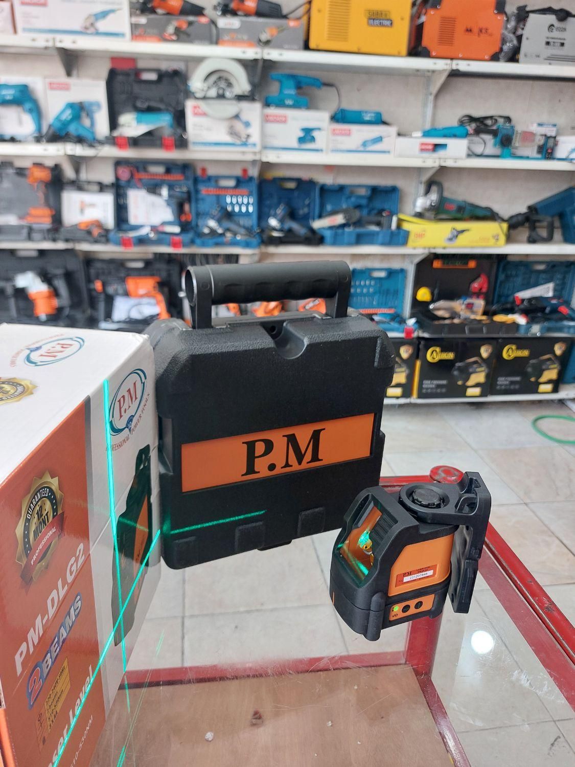 تراز لیزری دوخط نورسبز پی ام انکور باگارانتی DLG2|ابزارآلات|اهواز, کمپلو جنوبی|دیوار