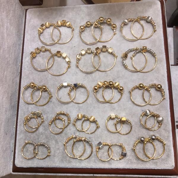 گوشواره حلقه ایی مدل اکسترا|جواهرات|کاشان, بازار کاشان|دیوار