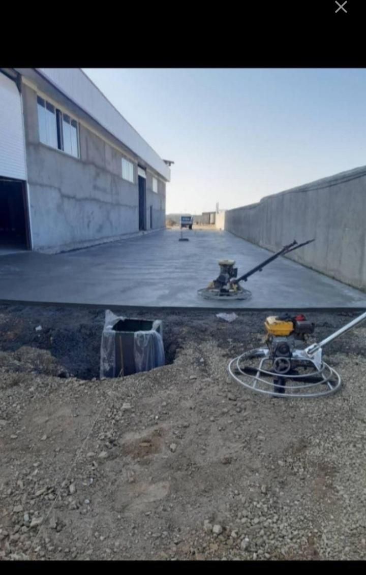 اجرای بتن ریزی باماله پروانه ای وتراز لیزری|خدمات پیشه و مهارت|کرج, کمالشهر|دیوار