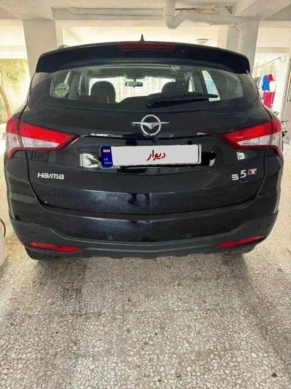 هایما S5AT توربو مشکی متالیک بدون رنگ ضربه و خش|خودرو سواری و وانت|رشت, انصاری|دیوار