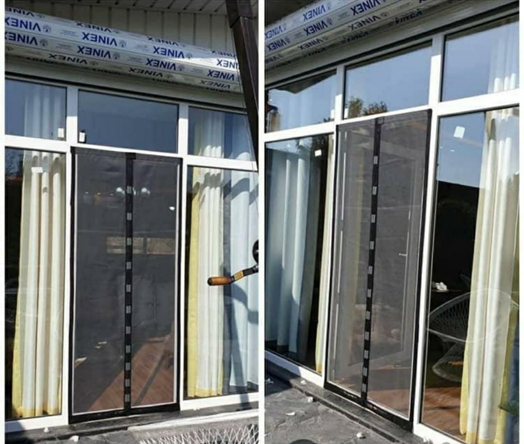 پرده توری مغناطیسی پرده پلاستیکی پرده اهنربایی|پرده، رانر، رومیزی|کرمان, |دیوار