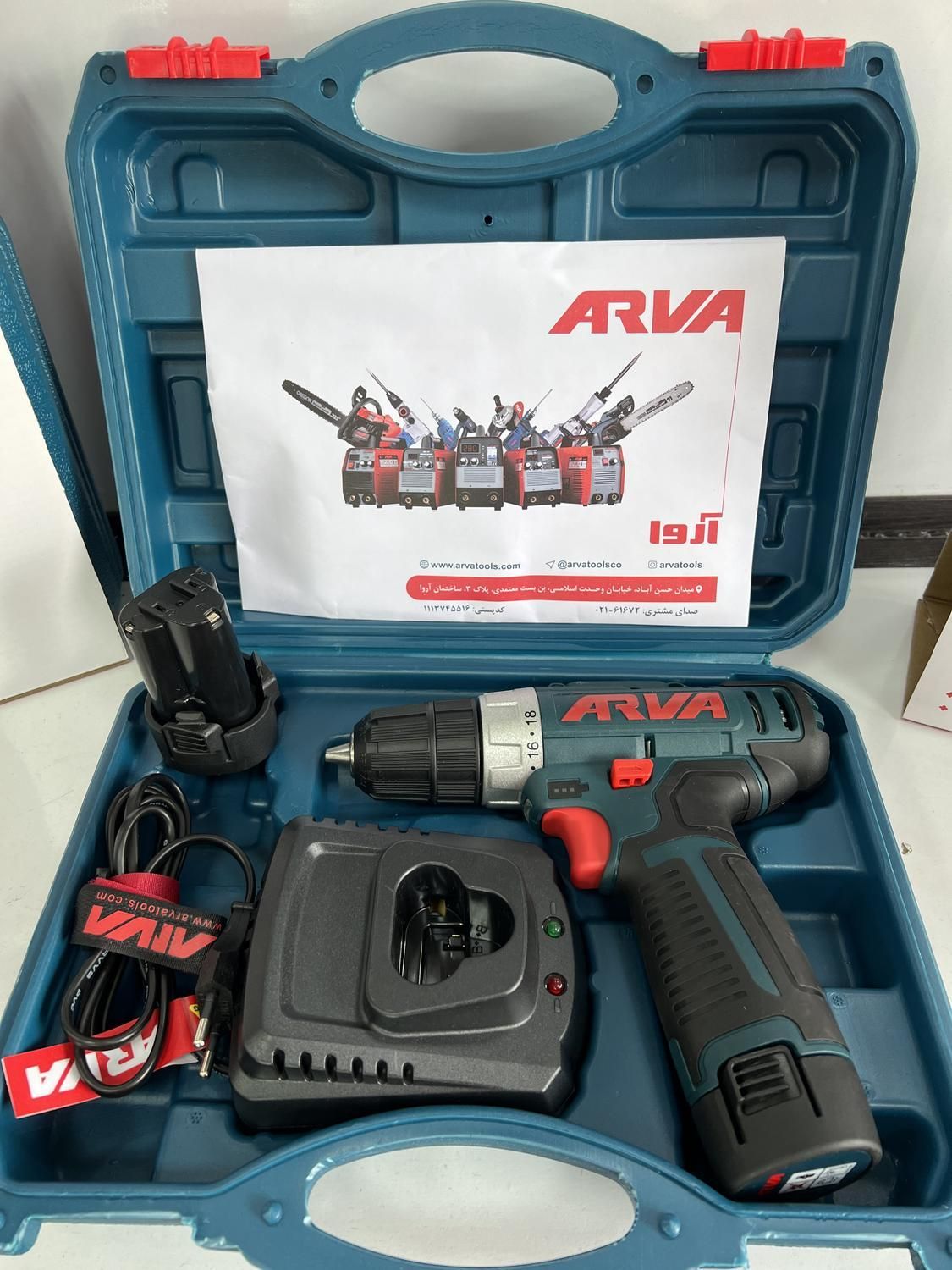 دریل شارژی 12ولت فوق صنعتی آروا 5840|ماشین‌آلات صنعتی|کرج, کمال‌شهر|دیوار