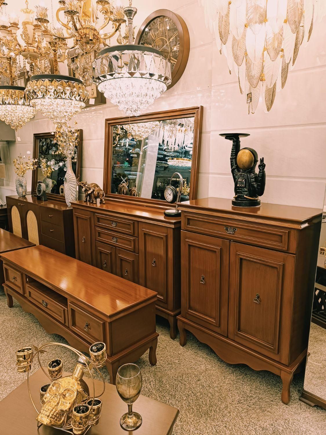 آینه کنسول میز تلویزیون بهار|بوفه، ویترین، کنسول|رشت, استقامت ۱|دیوار