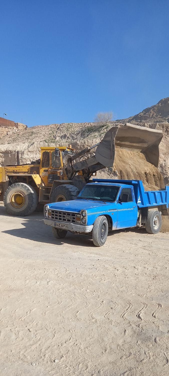 ماسه ونخاله ساختمانی با نیسان کمپرسی|خدمات حمل و نقل|خرم‌آباد, |دیوار