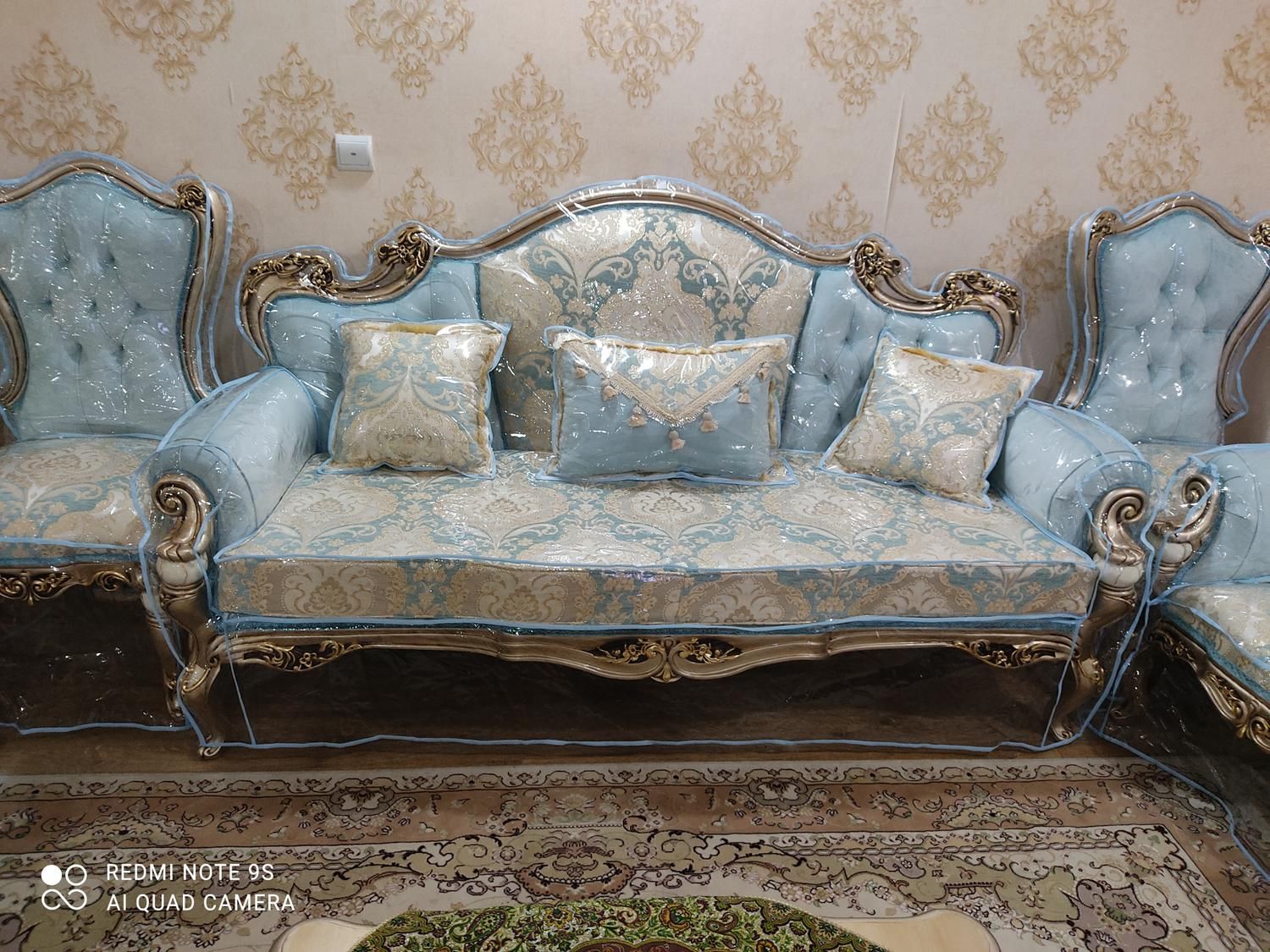 کاور مبل ژله ای طلقی پارچه ای|مبلمان خانگی و میز عسلی|اهواز, زیتون کارمندی|دیوار