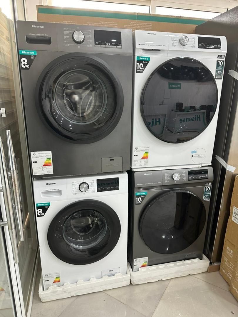 ماشین لباسشویی هایسنس الجی بوش WFH8012-8Kg|ماشین لباسشویی و خشک‌کن لباس|اهواز, نادری|دیوار