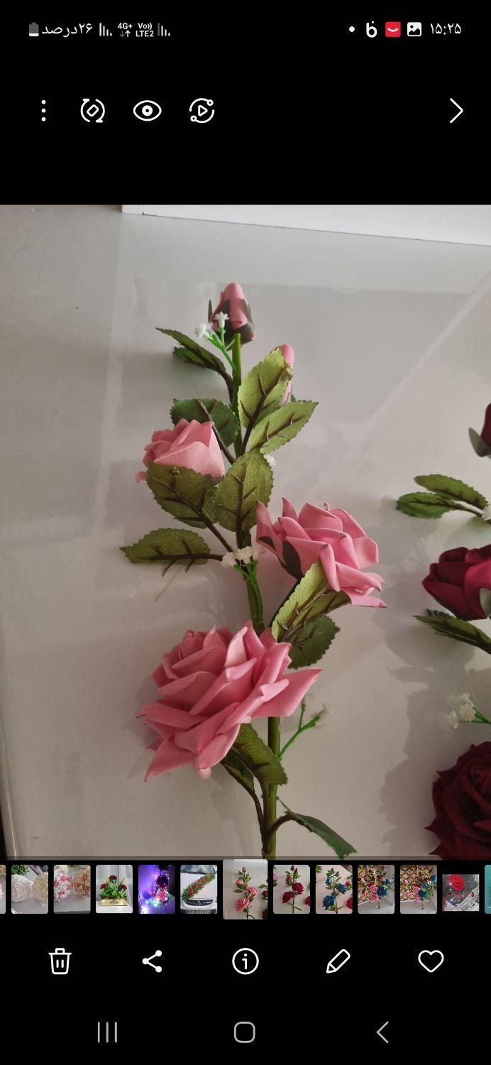 شاخه گل رز مخمل|گل مصنوعی|تهران, مولوی|دیوار