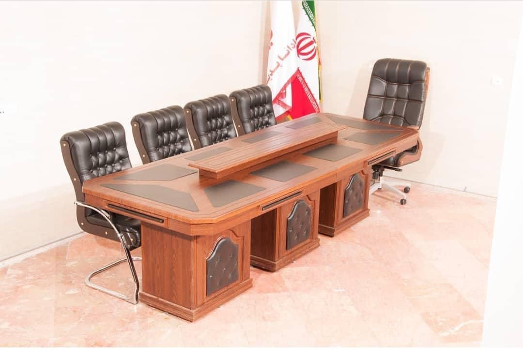 میز کنفراس تمام ام دی اف شرکتی|دفتر کار|کرج, درختی|دیوار