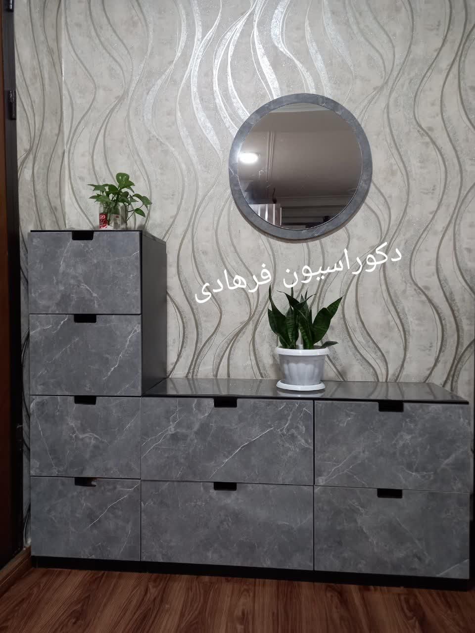 کابینت،کمد دیواری،تخت،تی وی وال‌،دکورکاغذ دیواری|خدمات پیشه و مهارت|رشت, نظری|دیوار