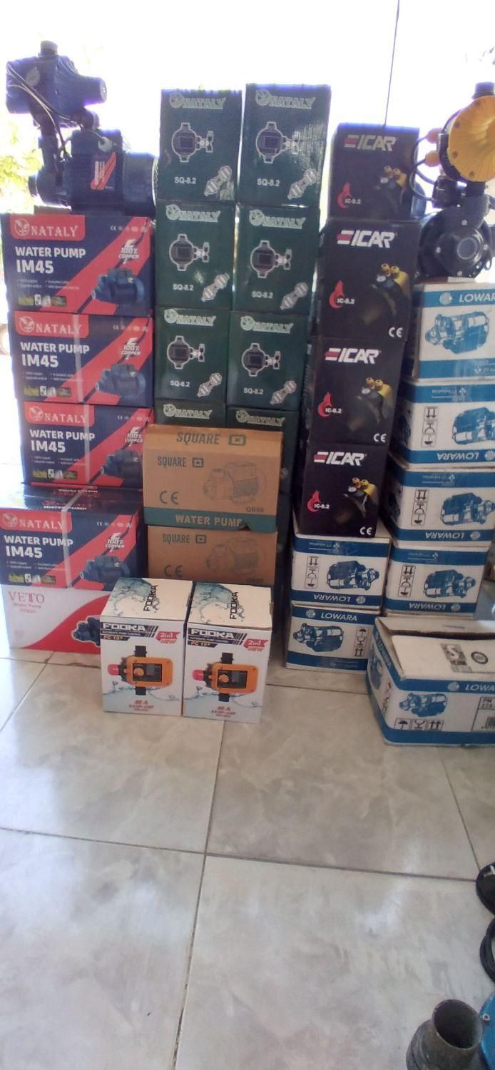 پمپ آب همراه با اتوماتیک|مصالح و تجهیزات ساختمان|پارسآباد, |دیوار