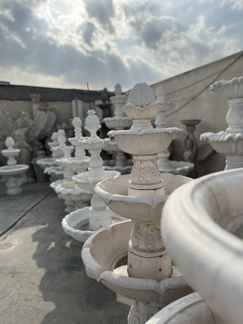 آبنما طبقاتی باربیکیو حوض کاشیکاری  میزصندلی ستون|مصالح و تجهیزات ساختمان|تهران, شهرک دانشگاه|دیوار