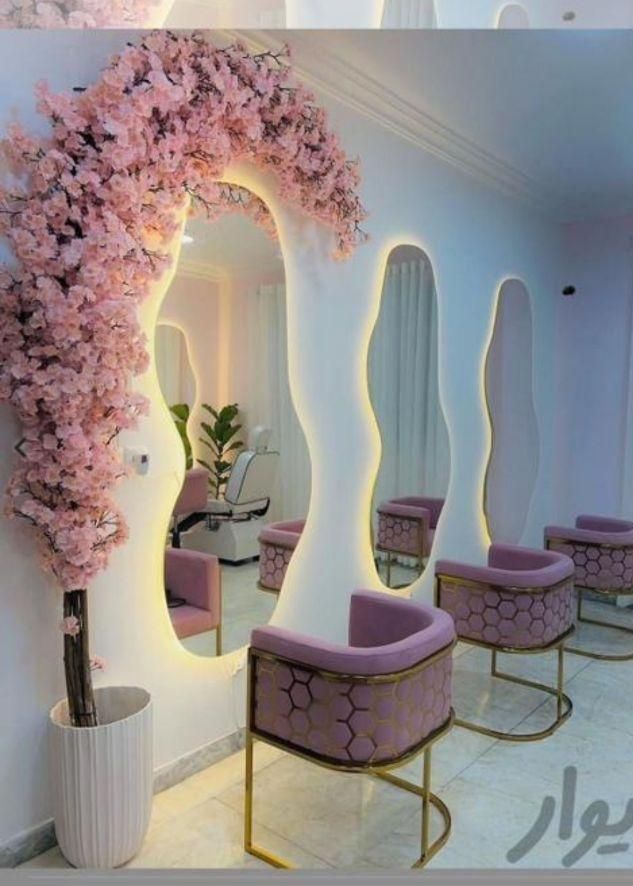 چند ضلعی آینه ها|آرایشگاه و سالنهای زیبایی|تبریز, |دیوار