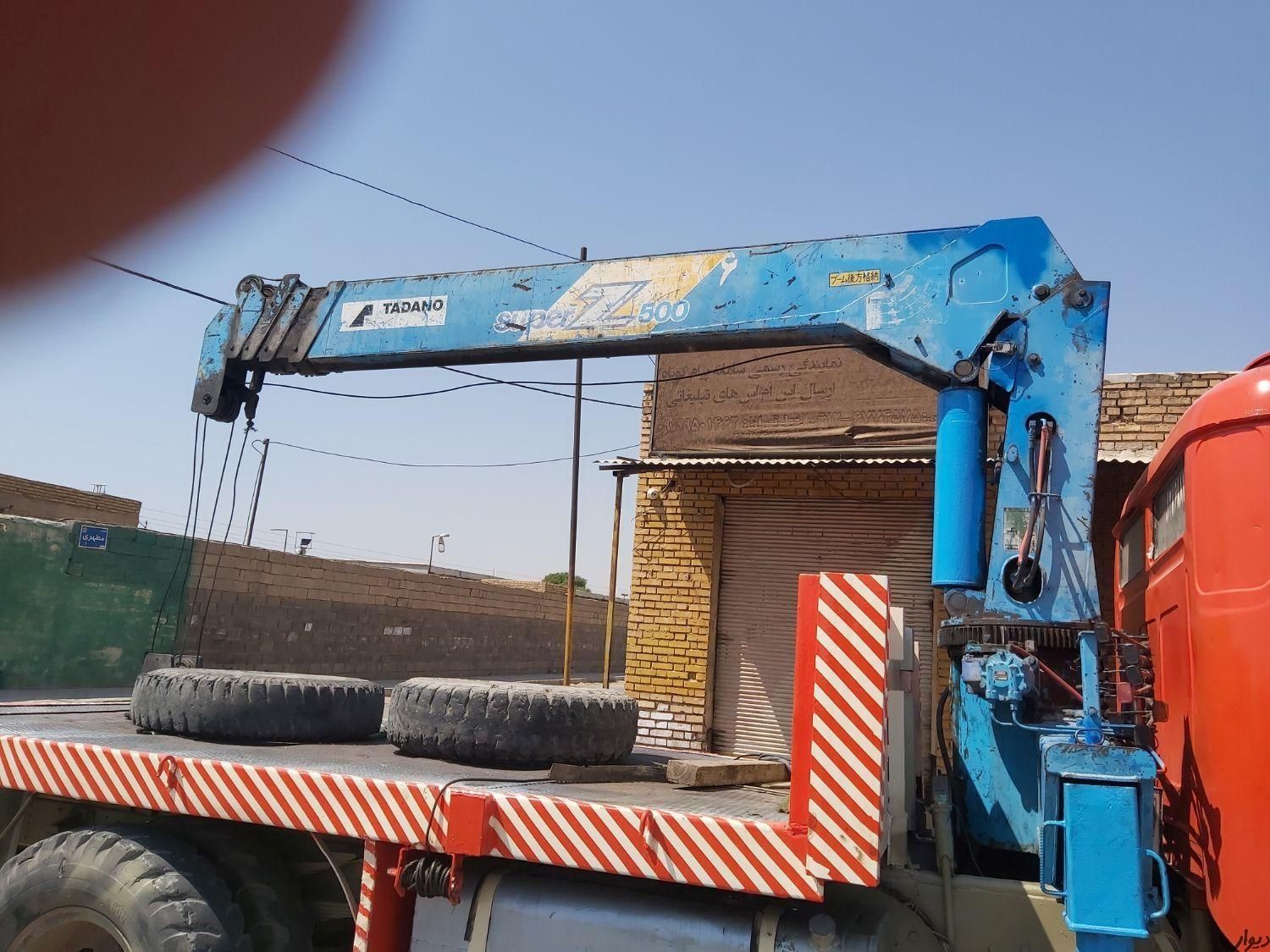 جرثقیل ۵تن وده تن حمل بارگیری وتخلیه باروتیرچه|خدمات حمل و نقل|دزفول, |دیوار