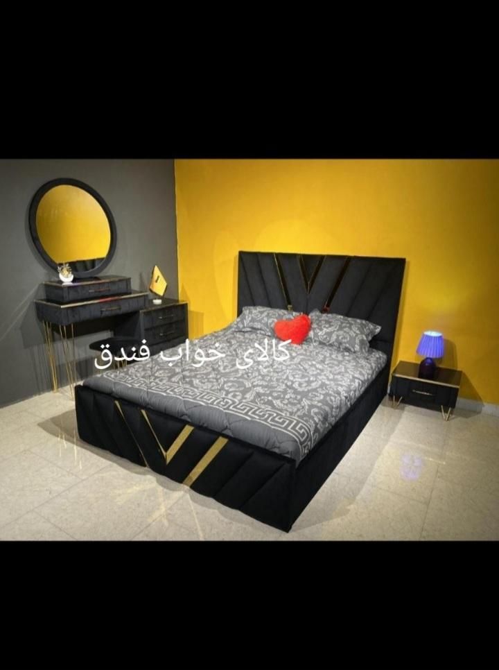 سرویس تختخواب سون+تخت+دراور+پاتختی+صندلی|تخت و سرویس خواب|مشهد, فرهنگ|دیوار
