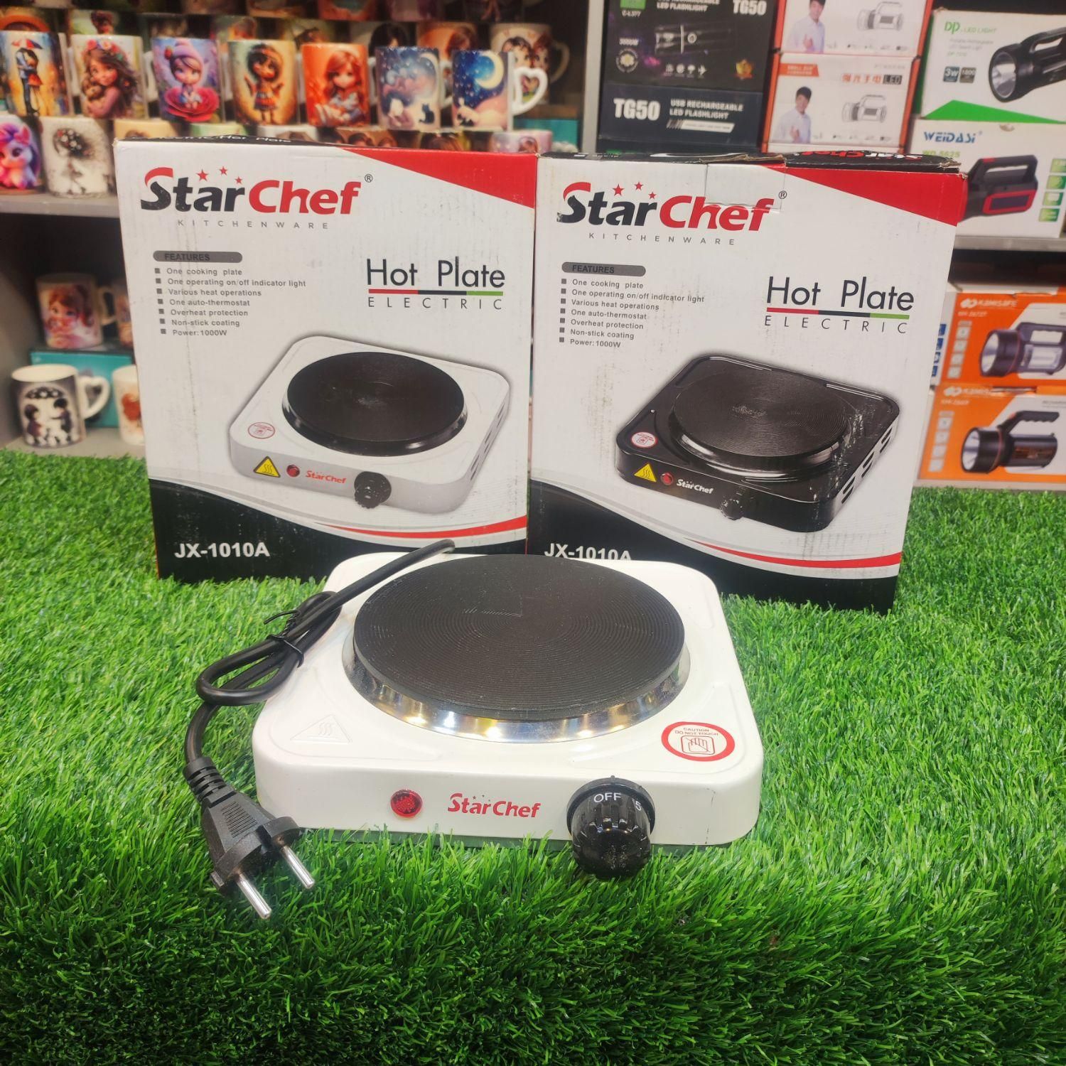 اجاق گاز برقی star chef صفحه مشکی چدنی|اجاق گاز و لوازم برقی پخت‌وپز|مشهد, خین عرب|دیوار