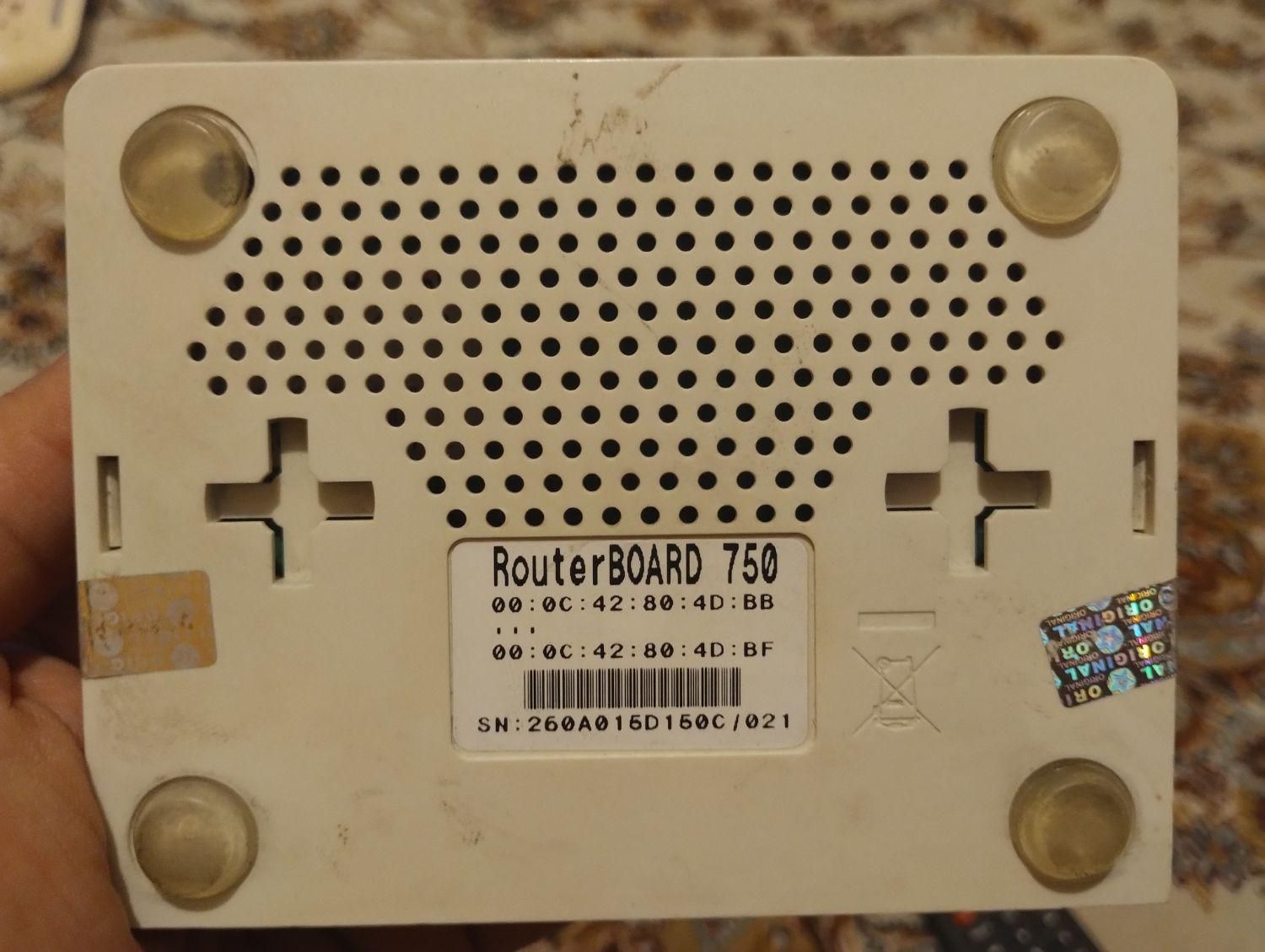 روتر میکروتیک 750 Mikrotik router|مودم و تجهیزات شبکه|تهران, فاطمی|دیوار