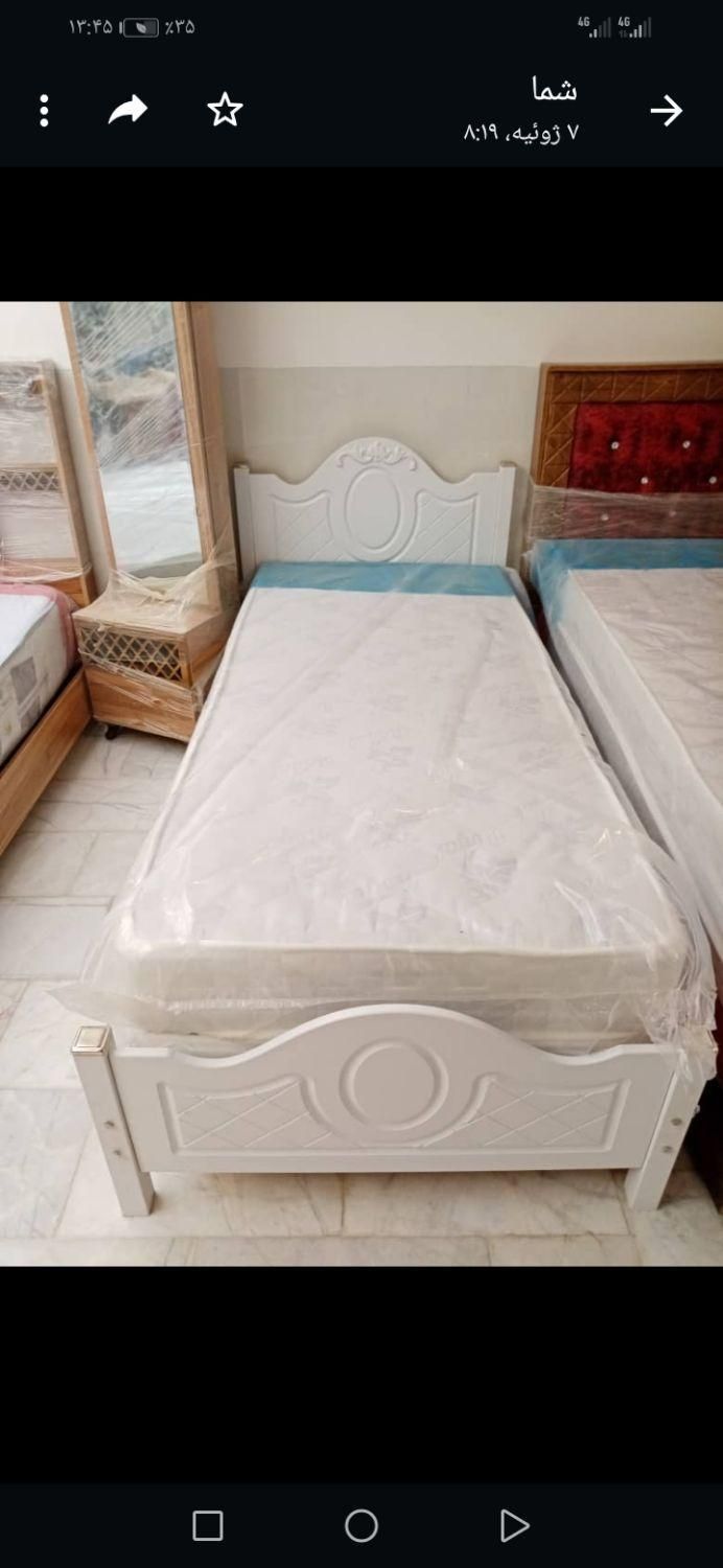 تخت یک نفره وکیوم|تخت و سرویس خواب|کرمان, |دیوار