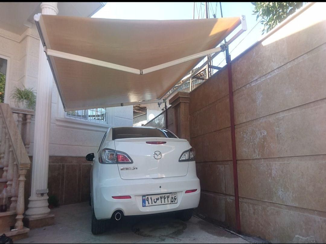 سایبان برقی/سایبان دستی برزنت با رنگ دلخواه|خدمات پیشه و مهارت|رودسر, |دیوار