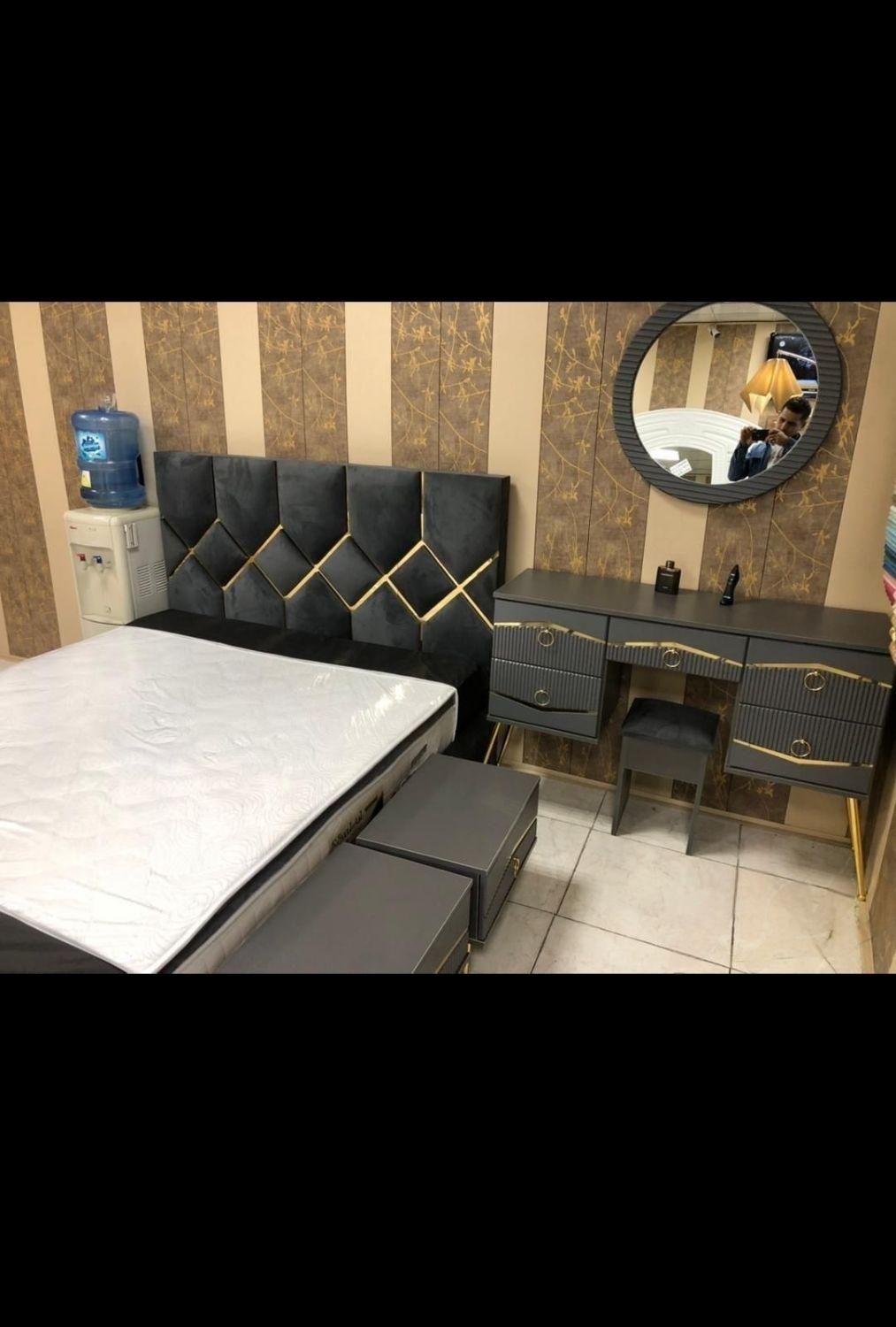 سرویس خواب مدل ماهور|تخت و سرویس خواب|قروه, |دیوار