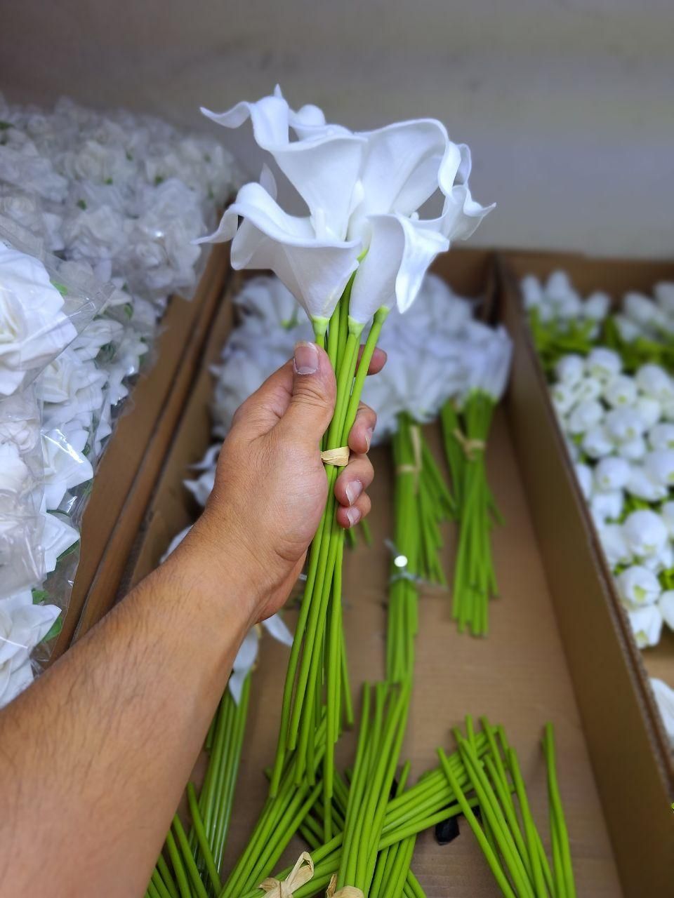 گل مصنوعی شیپوری خارجی دسته گل عروس|گل مصنوعی|تهران, شهید بروجردی|دیوار