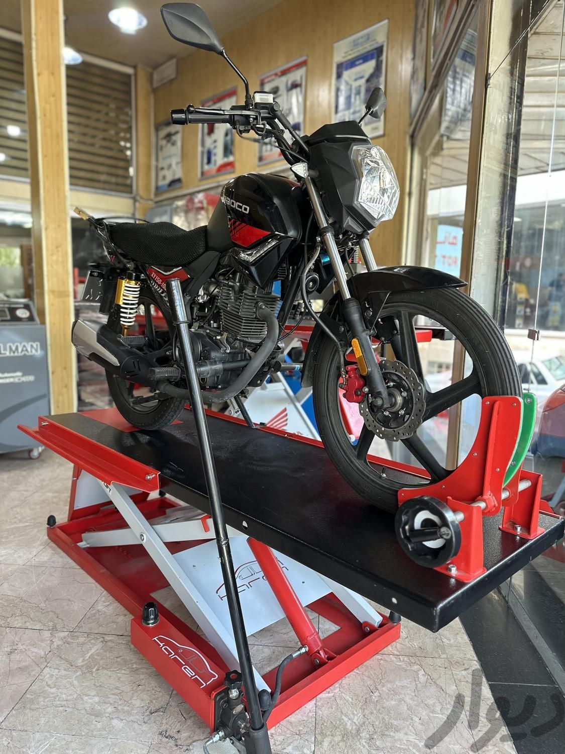 میز بالابر موتور ، جک قیچی بالابر موتور سیکلت|فروشگاه و مغازه|تهران, اسکندری|دیوار