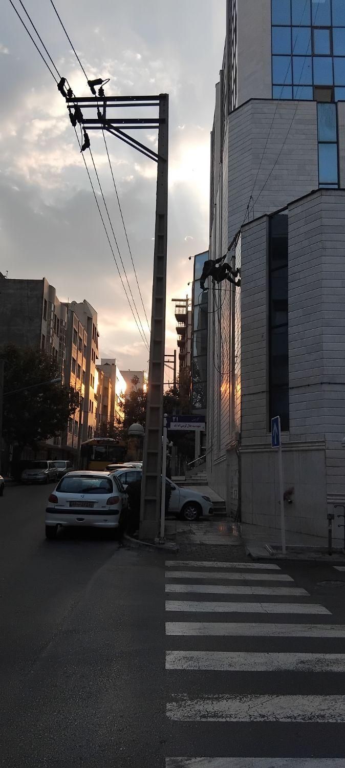 پیچ رولپلاک درزبندی شستشوی نما با طناب|خدمات پیشه و مهارت|مشهد, شهید مطهری|دیوار