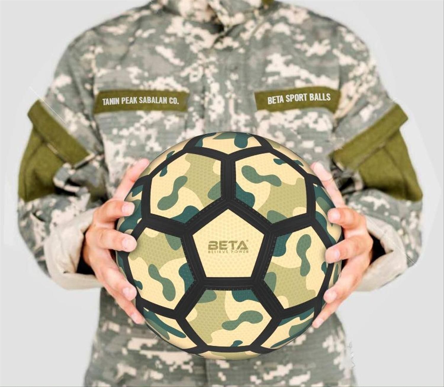 توپ فوتبال آسفالتی طرح ارتشی|ورزشهای توپی|اسلامشهر, شهرک واوان|دیوار