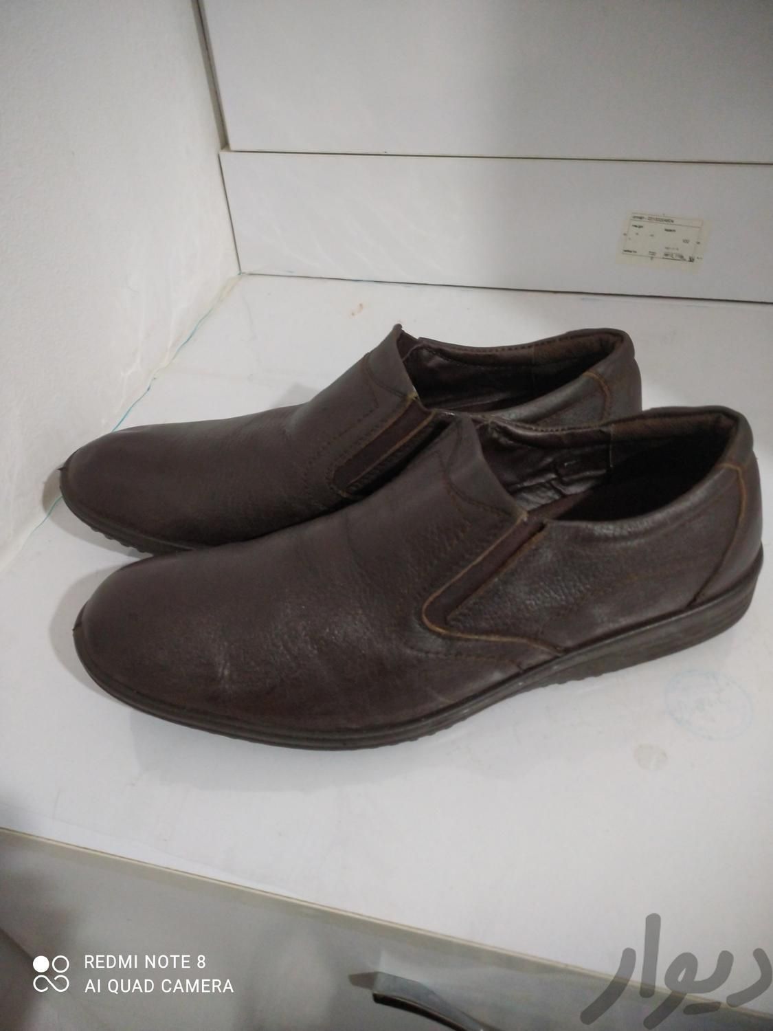 کفش چرم قهوه ای نو فری سایز|کیف، کفش و کمربند|اصفهان, رکن‌الدوله|دیوار