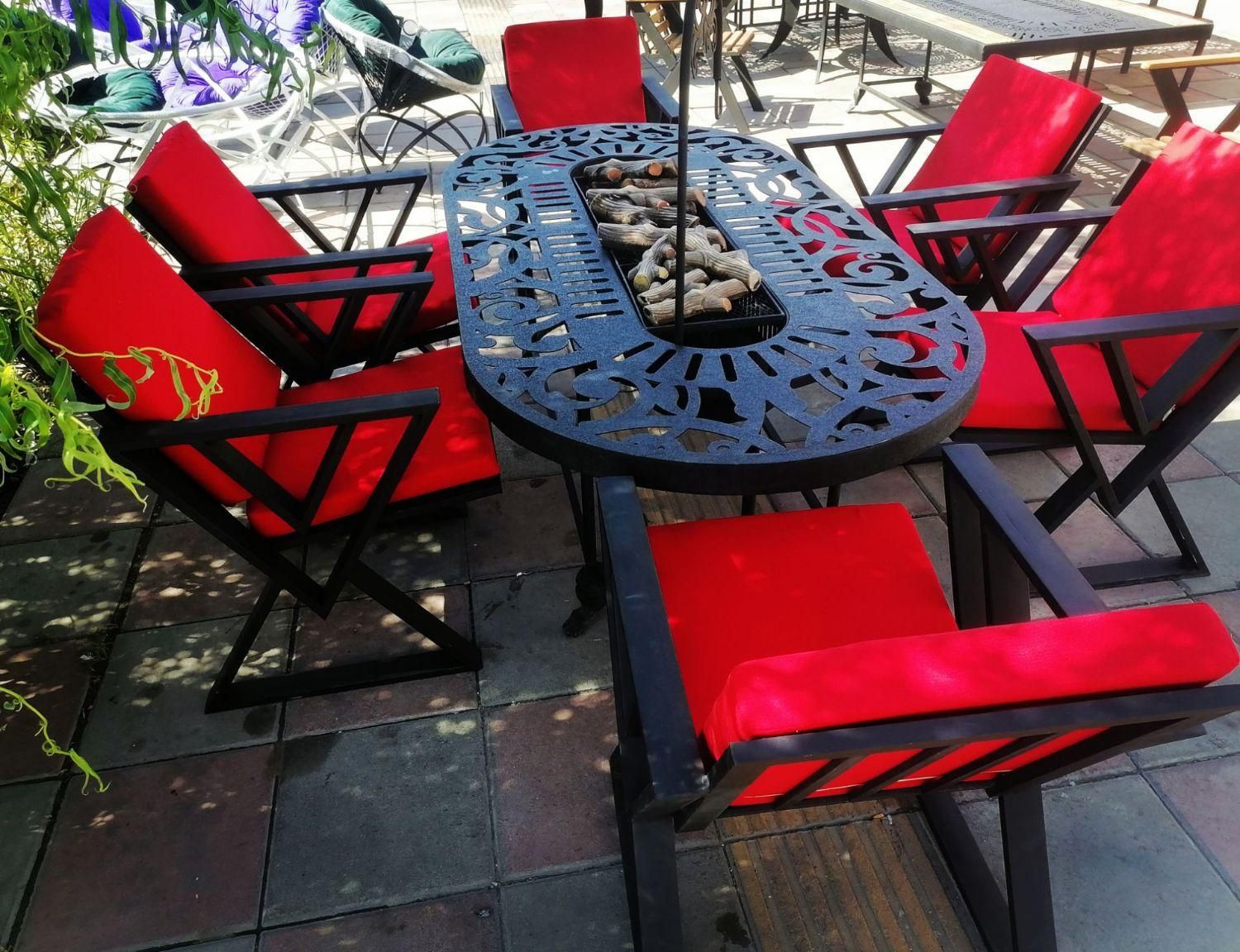 صندلی باغی  کافه رستورانی مثلثی|مبلمان خانگی و میز عسلی|ایلام, |دیوار