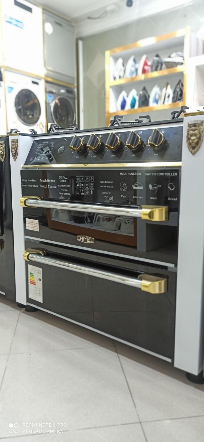 گاز کشو دارطرح فر رویه شیشه|اجاق گاز و لوازم برقی پخت‌وپز|کاشان, معلم|دیوار