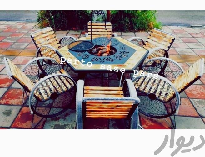 میز صندلی باغی ویلایی حیاطی روفگاردن تراسی|کافی‌شاپ و رستوران|تهران, اندیشه (شهر زیبا)|دیوار