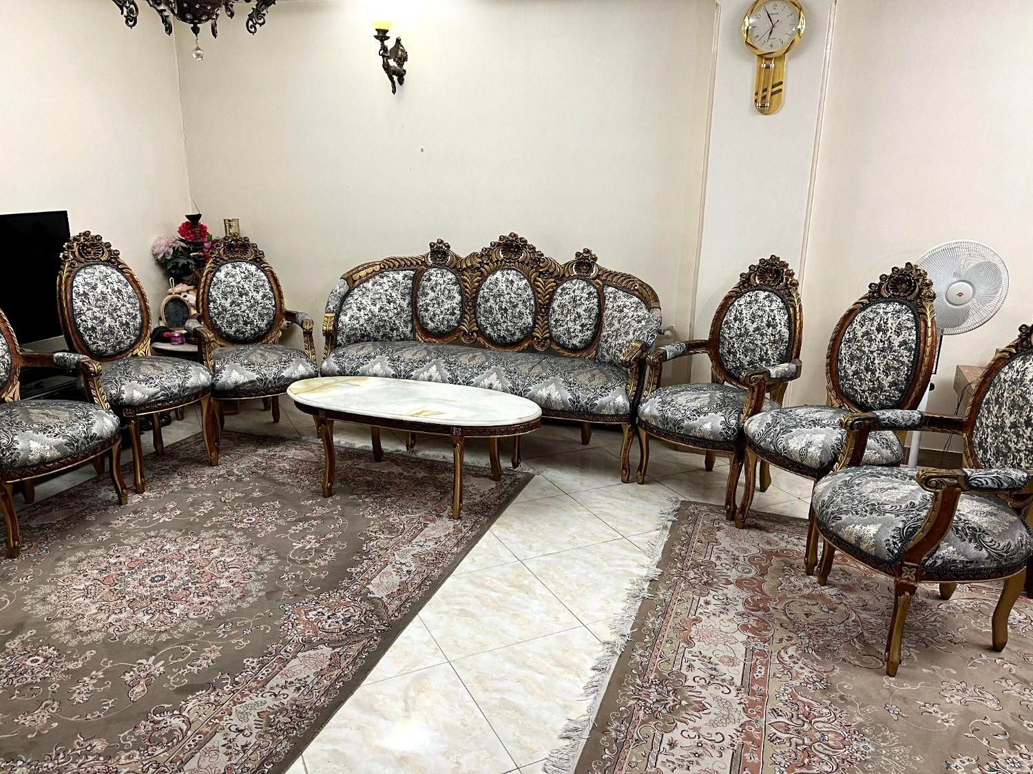 مبلمان استیل فرحی (اصل)|مبلمان خانگی و میز عسلی|تهران, مینای جنوبی|دیوار