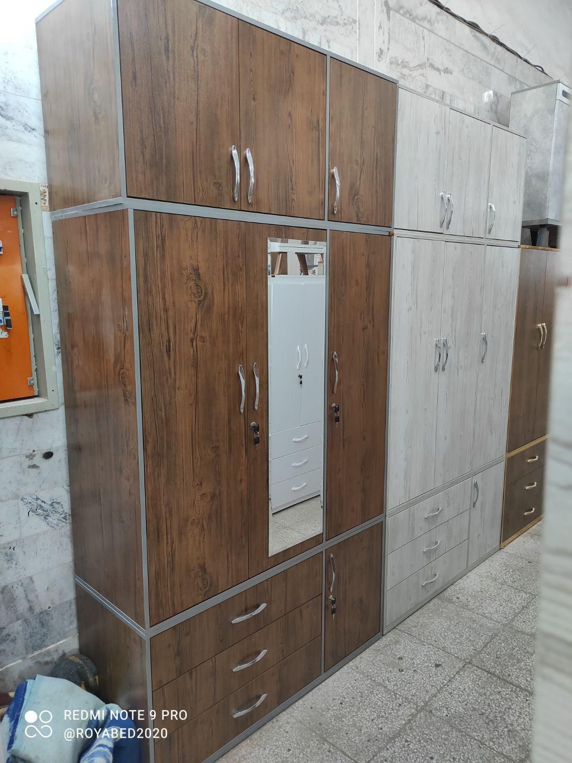 کمد دیواری / کمدلباس پیش ساخته / کمددیواری سه تیکه|جاکفشی، کمد، دراور|اصفهان, رهنان|دیوار