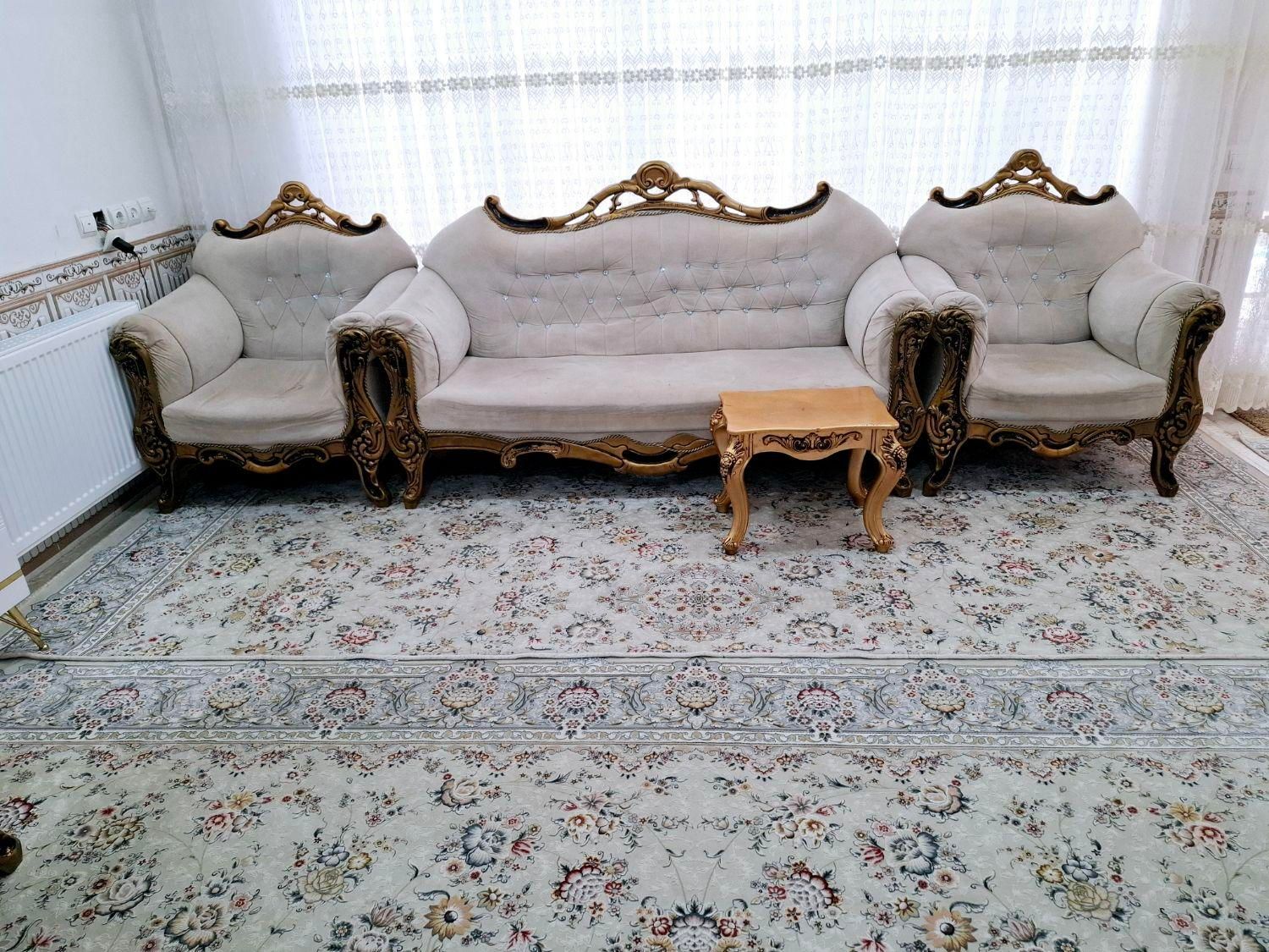 مبل هفت نفره سلطنتی|مبلمان خانگی و میز عسلی|جوانرود, |دیوار