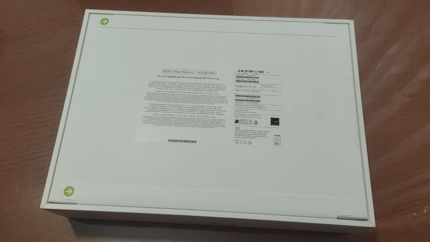 مک بوک آک MacBook pro M3 14.2inch 18-512 MRX33|رایانه همراه|همدان, |دیوار