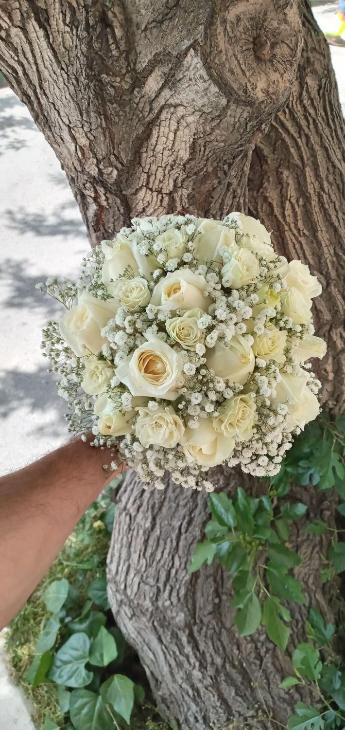 گل ماشین عروس ودسته گل دوتاش باهم شروع قیمت از2500|خدمات پذیرایی، مراسم|تهران, جنت‌آباد مرکزی|دیوار