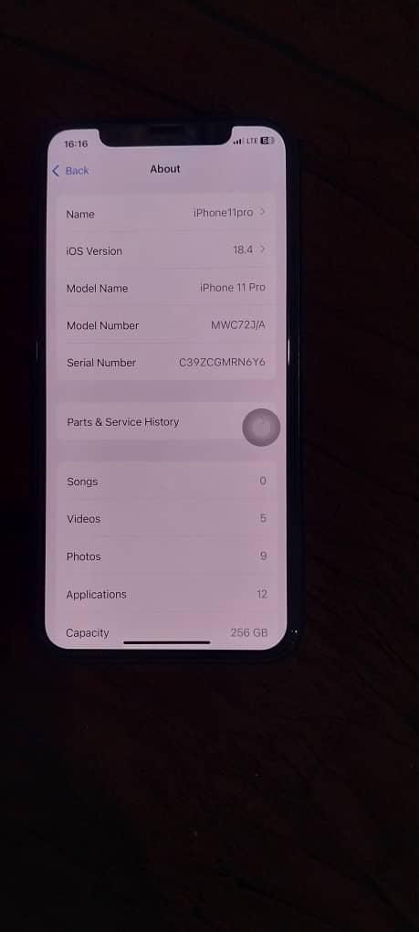 اپل iPhone 11 Pro با حافظهٔ ۲۵۶ گیگابایت|موبایل|شوشتر, |دیوار