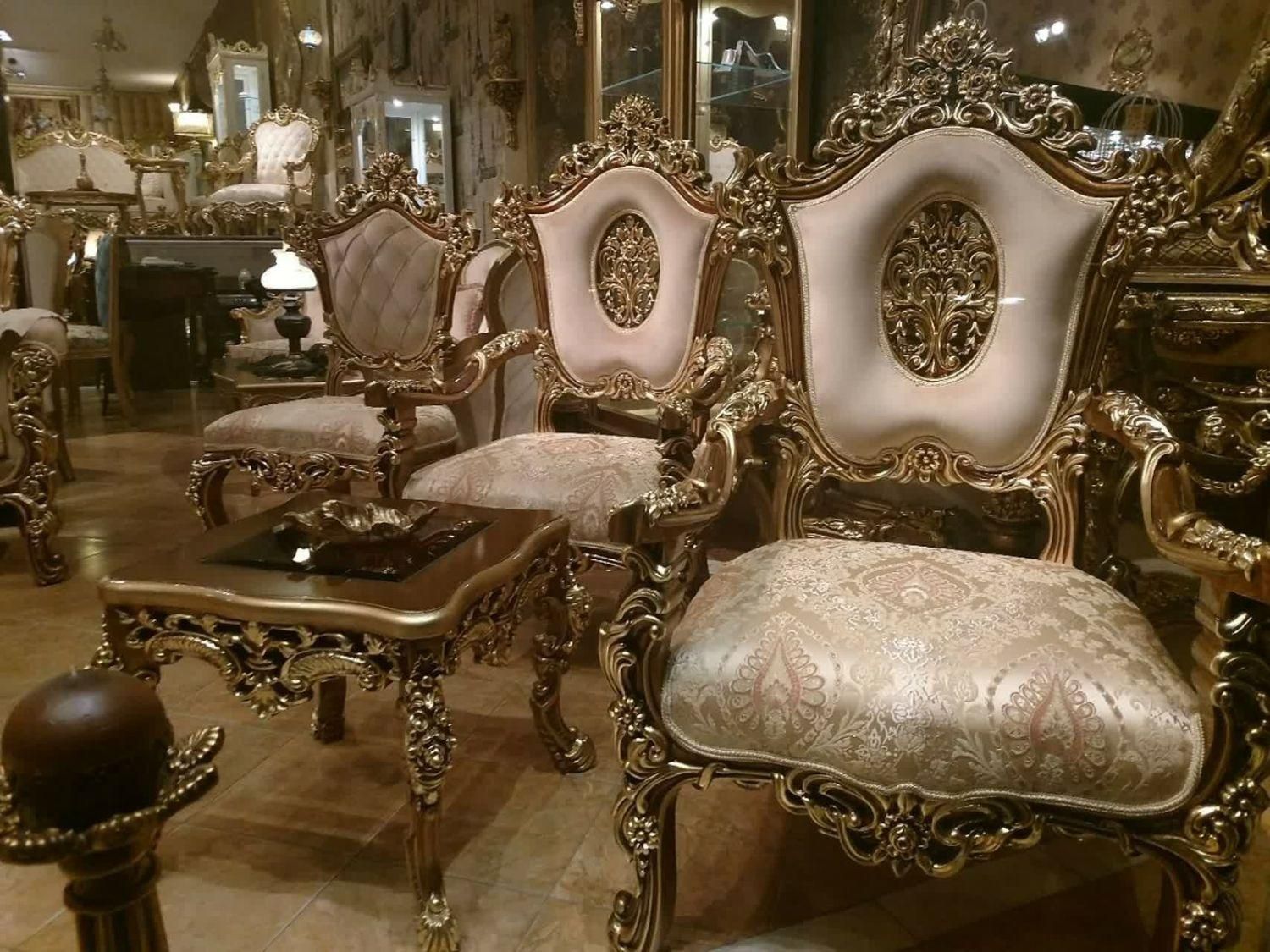 مبل سلطنتی مدل قابدار|مبلمان خانگی و میز عسلی|اصفهان, مهدی آباد|دیوار