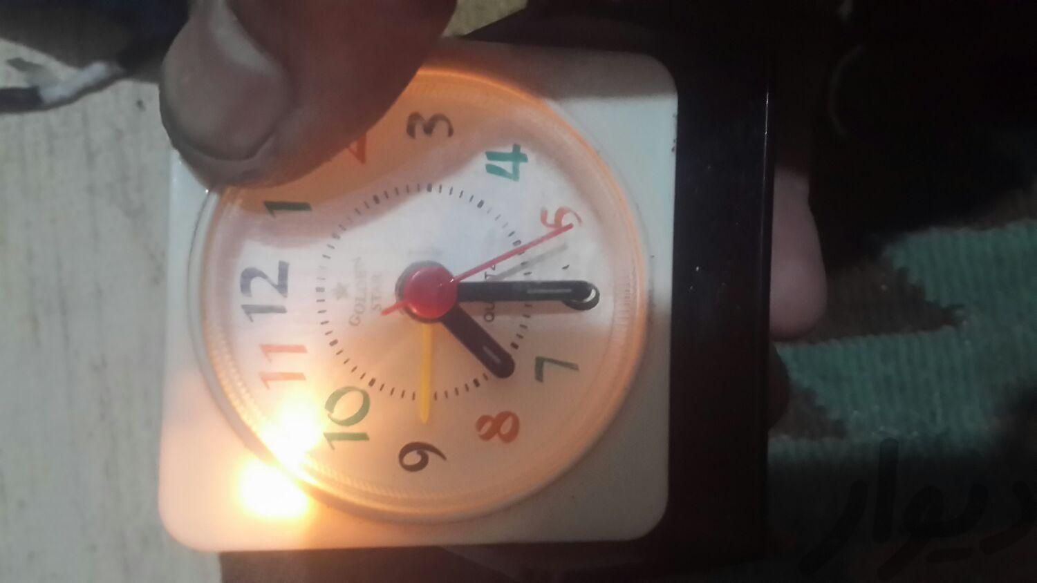 ساعت کوکی قدیمی تاشو،چراغ دار|اشیای عتیقه|کرج, منظریه|دیوار