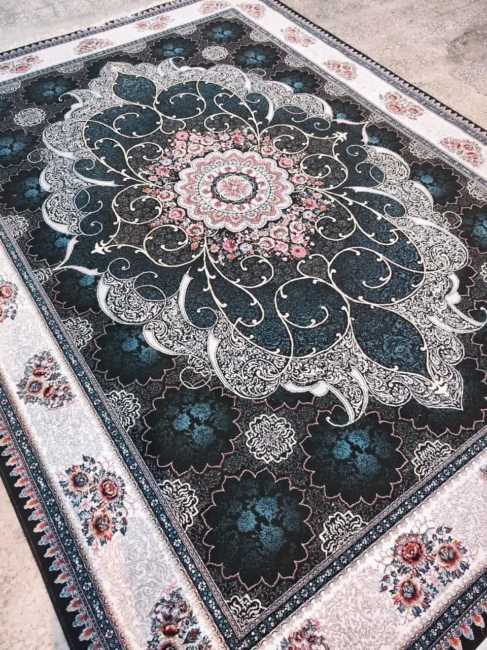 فرش هیوا سرمه ای ۱۲و۹و۶و۴متری آکبند|فرش|ورامین, |دیوار