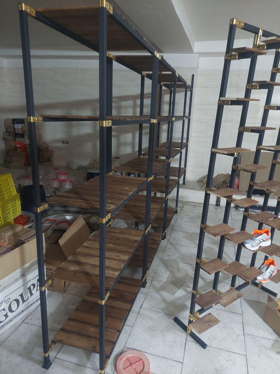 ساخت انواع رگال و قفسه چوب فلز|فروشگاه و مغازه|کرج, حصارک بالا|دیوار