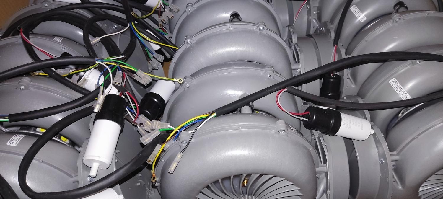 فن حلزونی هود ، سوپرفن سوپرپلاس توربو جت فن|پنکه و تصفیهکنندهٔ هوا|شیراز, میانرود|دیوار