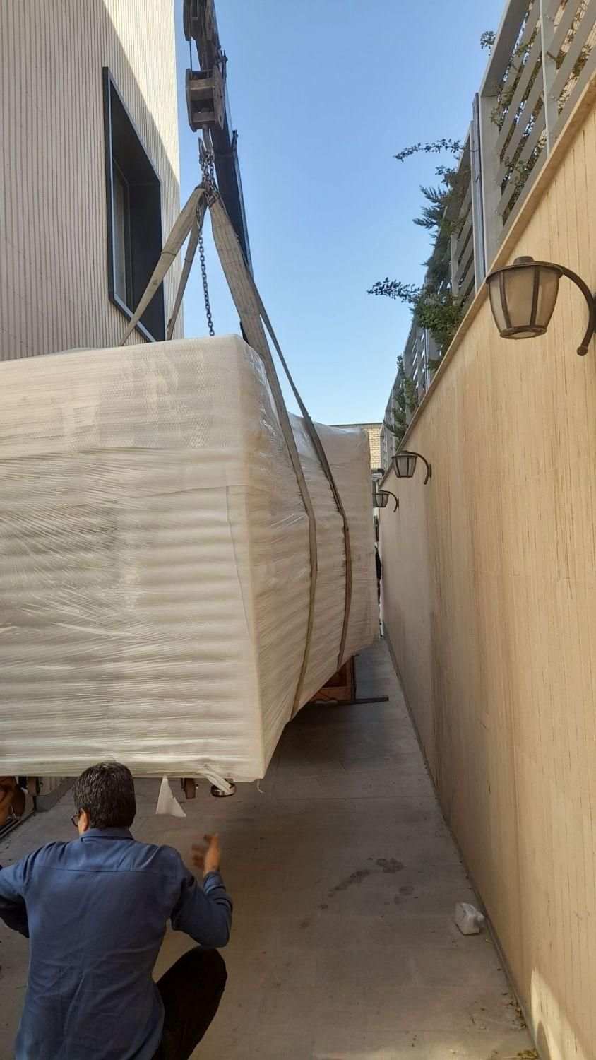 جرثقیل ۳ تن دکل ۱۲ متری (سبددار)|خدمات حمل و نقل|اصفهان, خانه اصفهان|دیوار