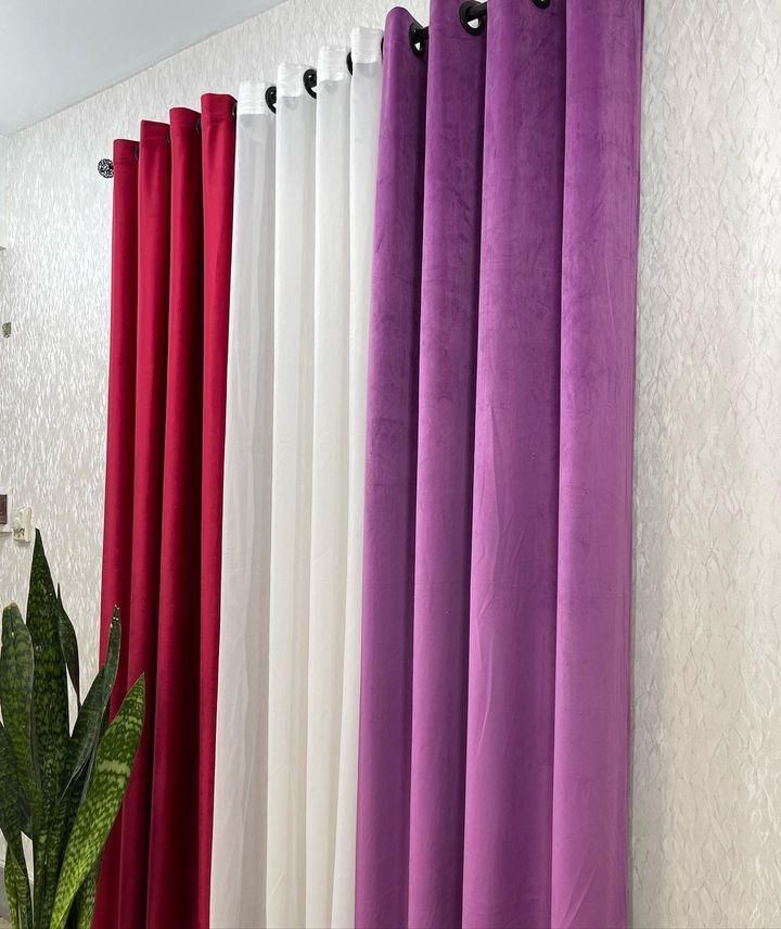 پرده آماده دکوری پانچ|پرده، رانر، رومیزی|تهران, عبدلآباد|دیوار