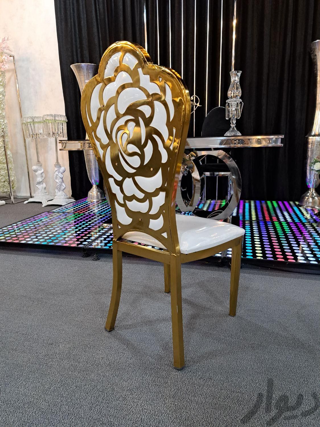 صندلی فلزی مدل گشنیزی تالاری پشت CNC|عمده‌فروشی|مشهد, ایمان|دیوار