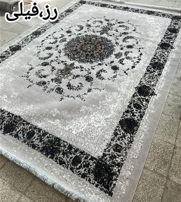فرش۹متری طوسی نقره ای مشکی|فرش|اصفهان, خانه اصفهان|دیوار