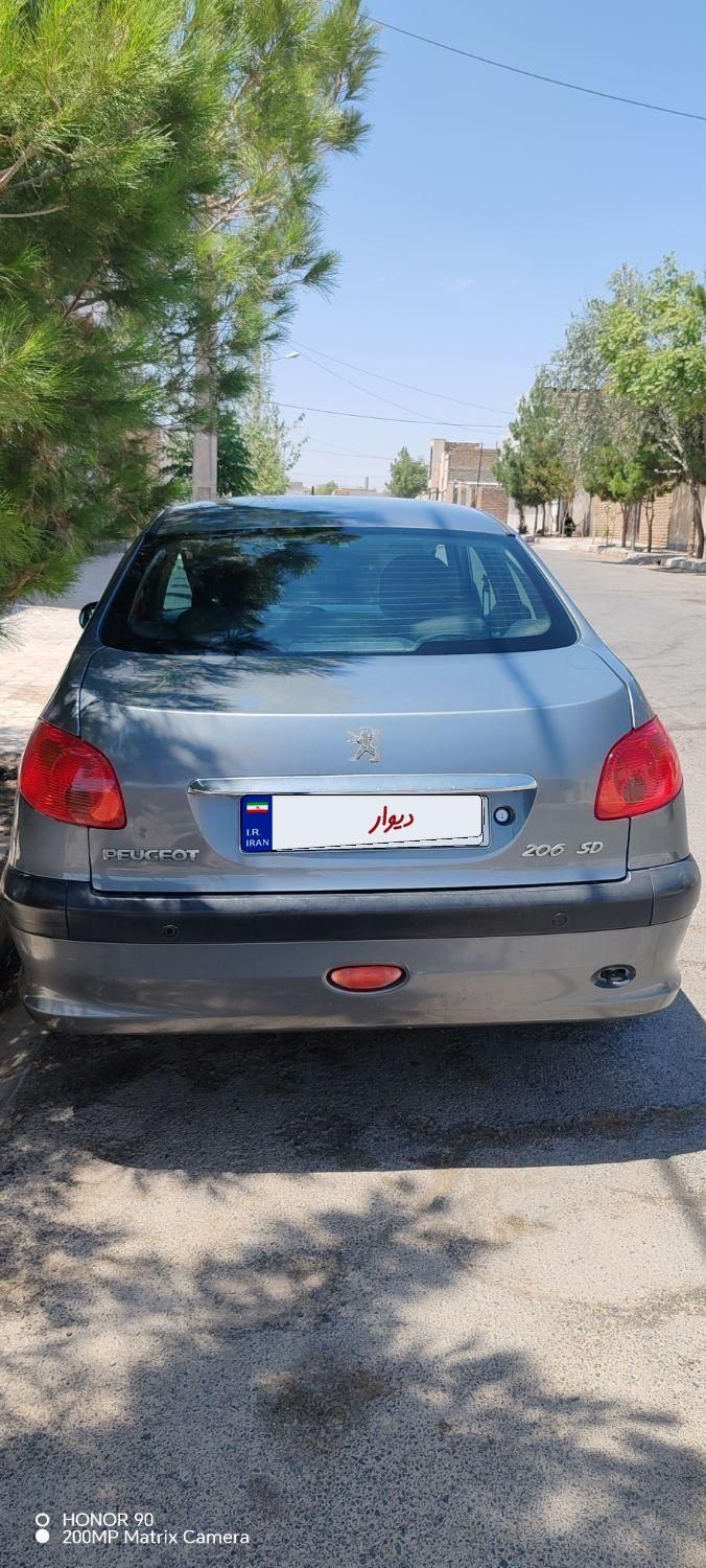پژو 206 SD V8، مدل ۱۳۹۵|خودرو سواری و وانت|تایباد, |دیوار